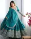 Turquoise Bollywood Inspired Designer Lehenga
