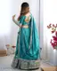 Turquoise Bollywood Inspired Designer Lehenga
