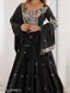 raditional Black Chaniya Choli Ethnic Wedding Bridal Wear