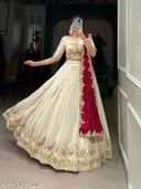 Sonpari designer lehngha with dupatta and Unstitched blaus set (3 piece set)