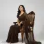 Imported Classy Soft Georgette Fabric. !! plain saree coffee ! women for saree ! women for dress material !