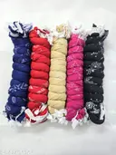 LA Feminae Cotton Blend Printed Dupatta For Women,Pack of 5