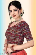 Women Readymade Saree Blouse Stylish Fancy Designer Latest Party Wear Wedding Wear