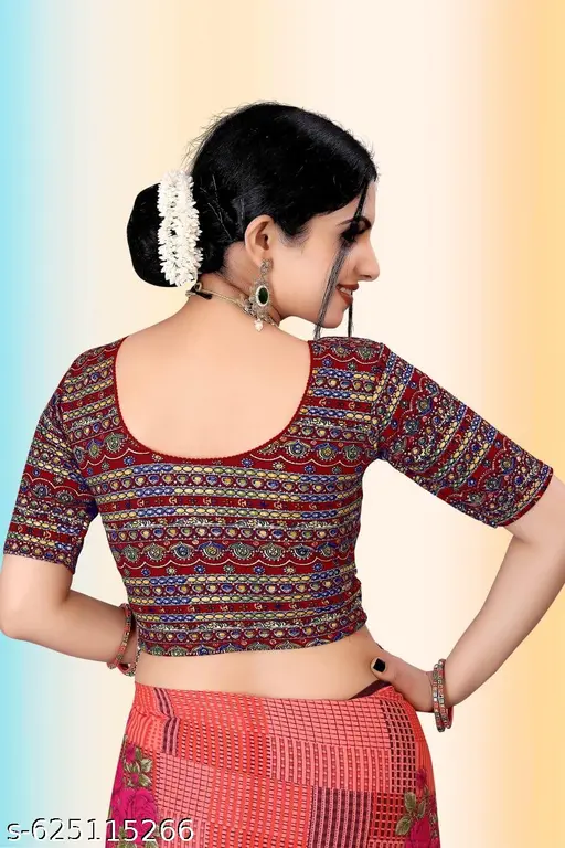 Women Readymade Saree Blouse Stylish Fancy Designer Latest Party Wear Wedding Wear