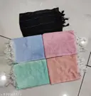 SHAVEZ CREATION COTTON DUPATTA PINK ORANGE ICE BLUE WATER GREEN &amp;amp; BLACK