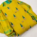 Women&amp;#039;s Firozi Ethnic Motif Embroidered Cotton Suits &amp;amp; Dress Materials
