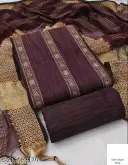 Women&amp;#039;s Maroon Solid Woven Design Cotton Suits &amp;amp; Dress Materials