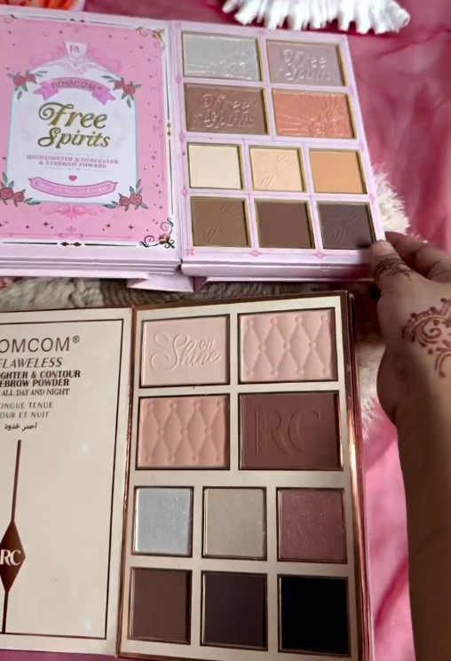 ROMCOM Flawless Eyeshadow Palette | 30 Color Matte &amp;amp;amp;amp; Glitter Eye Makeup Kit