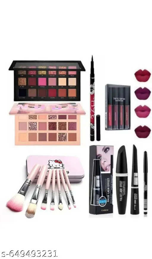 GLAMBLUSH EYE AND LIP MAKEUP COMBO SET OF 6 PACK OF 1