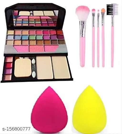 Tya Make Up Kit 6155 And 5 Pcs Makeup Brush Blender 2 pcs