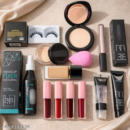 Premium Quality Face Makeup Combo Pack Of 10Pcs