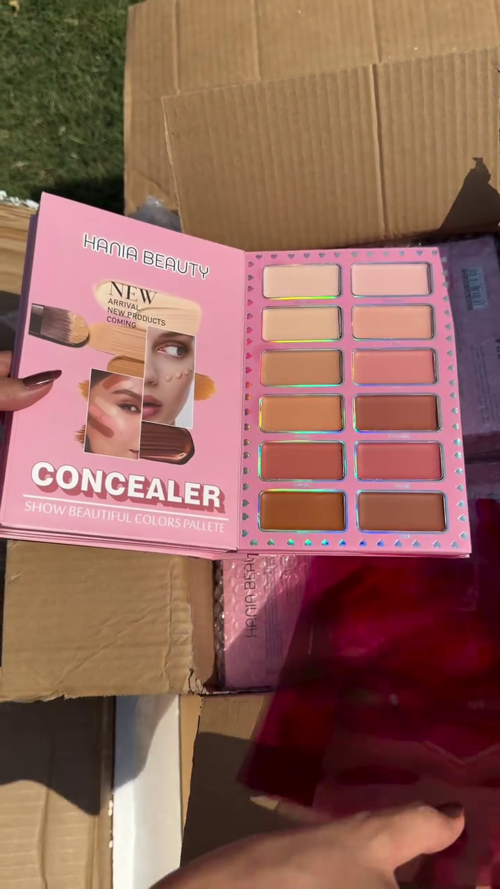 Hania Beauty 6-in-1 Professional Makeup Palette Kit | Eyeshadow, Blusher, Highlighter, Lipstick, Concealer &amp;amp;amp; Contour